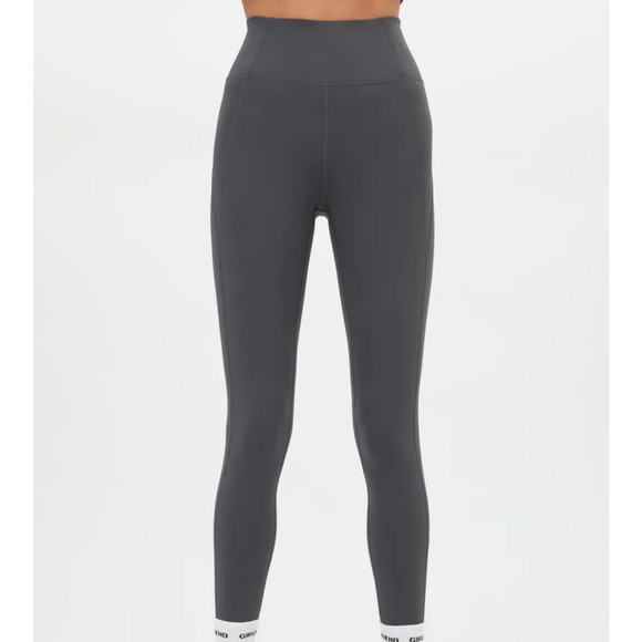 LIKE NEW Girlfriend Collective Smoke Gray Comprehensive High Rise Long Legging - Picture 2 of 5